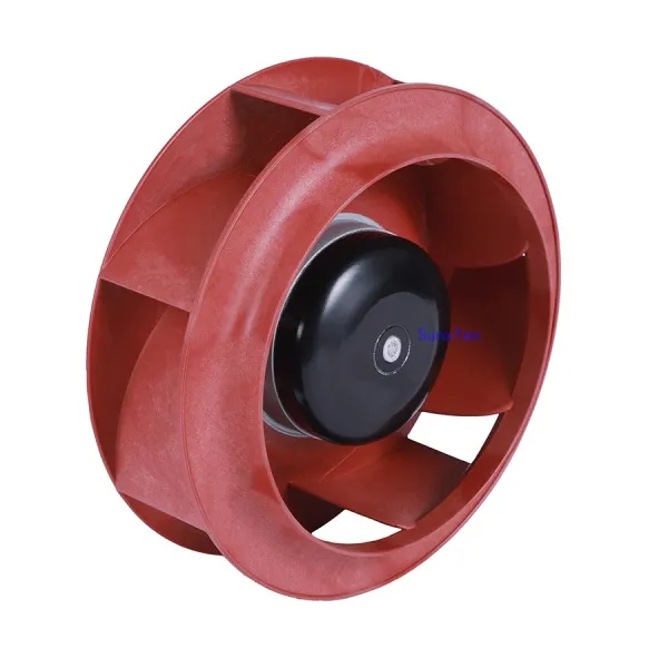 Backward-inclined (backward, backward-bent) centrifugal fan_external rotor