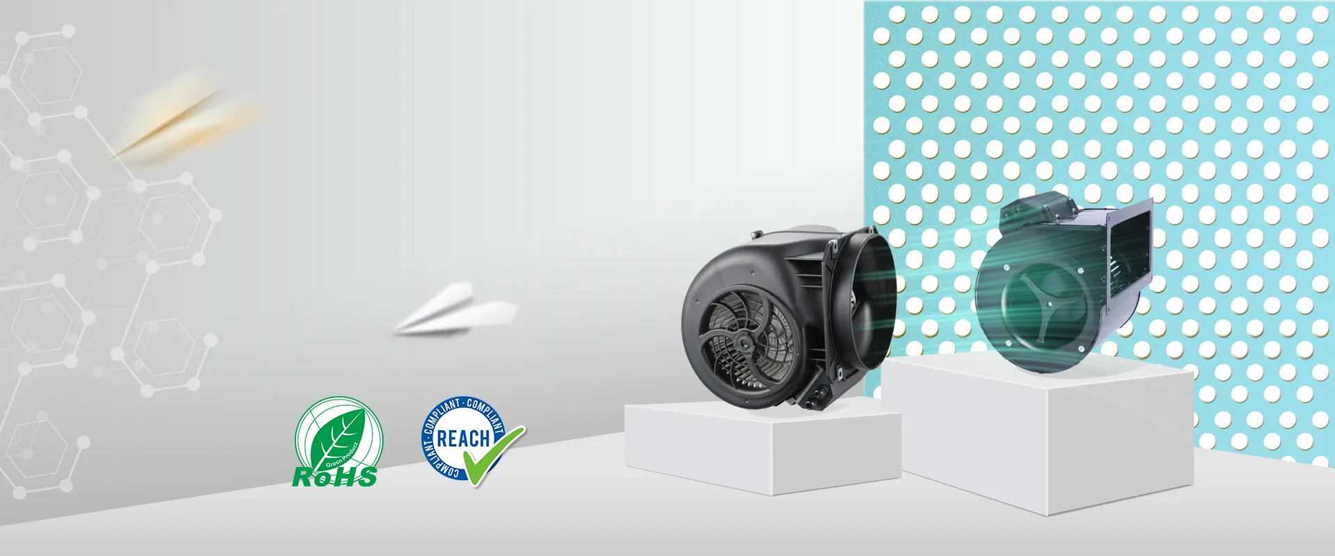 مراوح طرد مركزي منحنية للأمام