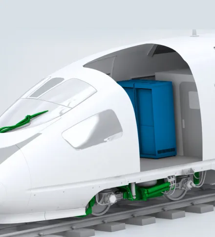 نظام تبريد الشاحنة والسكك الحديدية